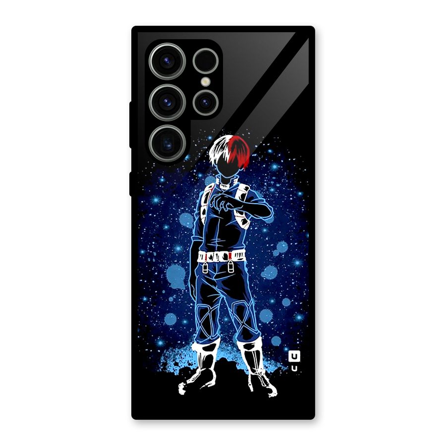 Todoroki Stance Glass Back Case for Galaxy S23 Ultra