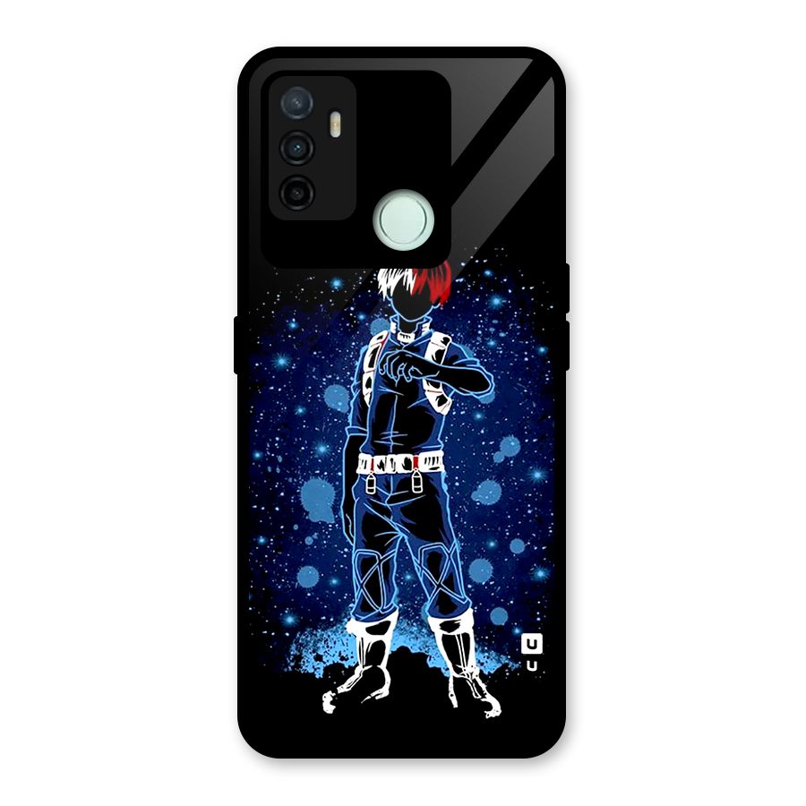 Todoroki Stance Glass Back Case for Oppo A53