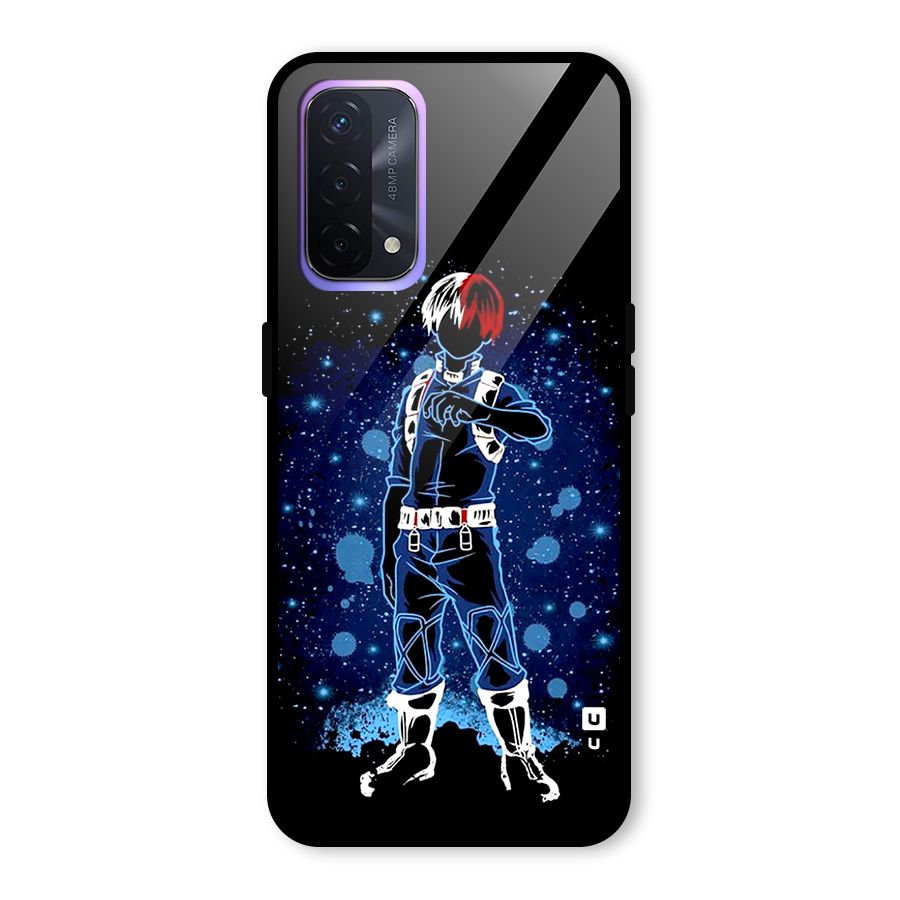 Todoroki Stance Glass Back Case for Oppo A74 5G