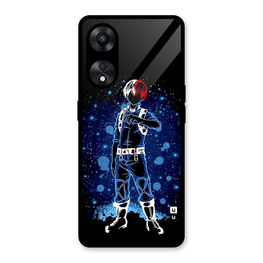 Todoroki Stance Glass Back Case for Oppo A78