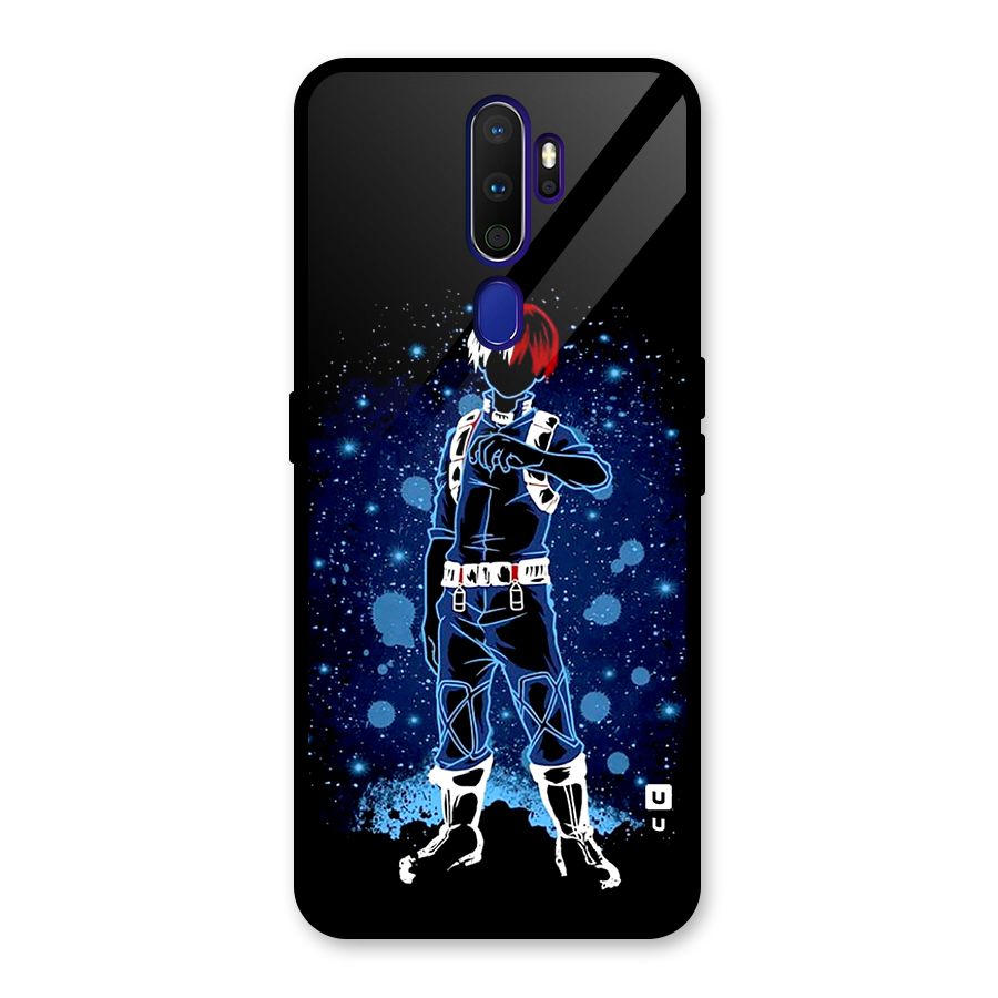 Todoroki Stance Glass Back Case for Oppo A9 (2020)
