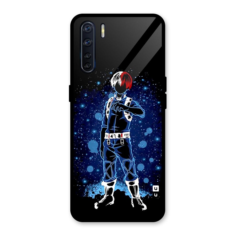 Todoroki Stance Glass Back Case for Oppo F15