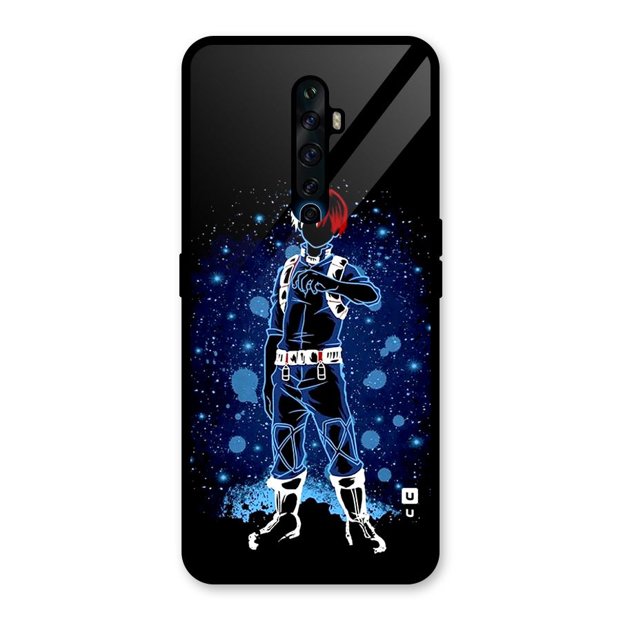 Todoroki Stance Glass Back Case for Oppo Reno2 F