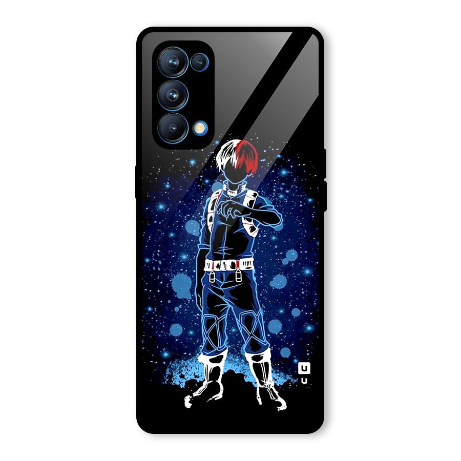 Todoroki Stance Glass Back Case for Oppo Reno5 Pro 5G