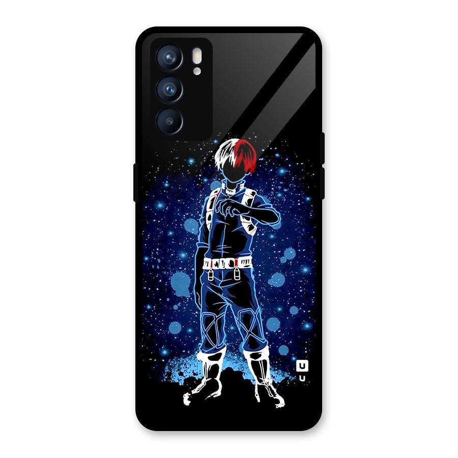 Todoroki Stance Glass Back Case for Oppo Reno6 5G