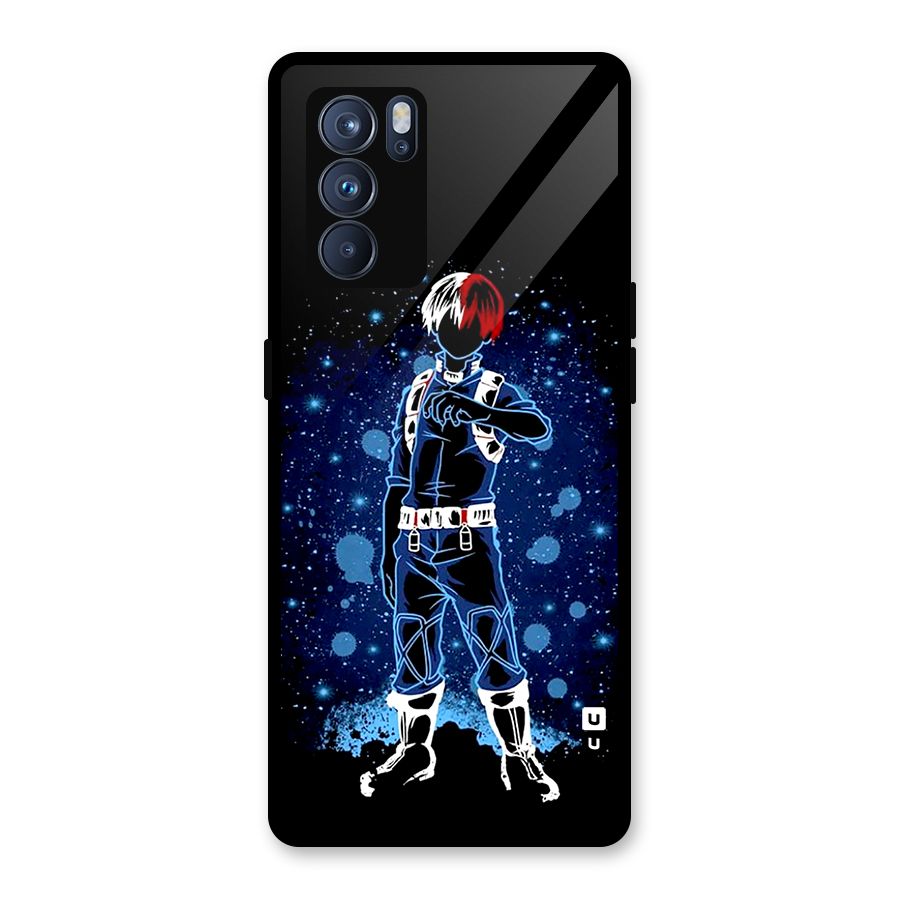 Todoroki Stance Glass Back Case for Oppo Reno6 Pro 5G