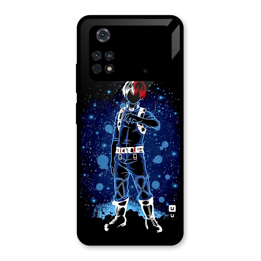 Todoroki Stance Glass Back Case for Poco M4 Pro 4G