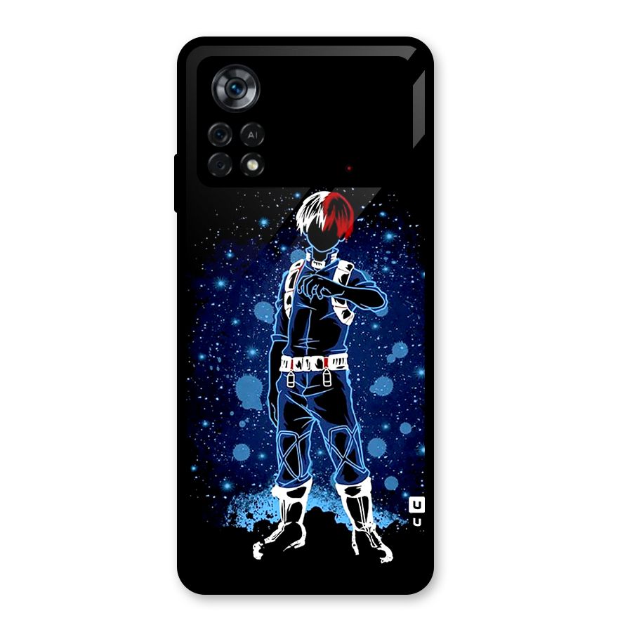 Todoroki Stance Glass Back Case for Poco X4 Pro 5G