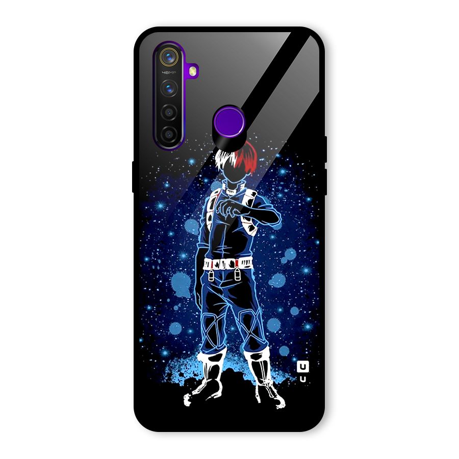 Todoroki Stance Glass Back Case for Realme 5 Pro