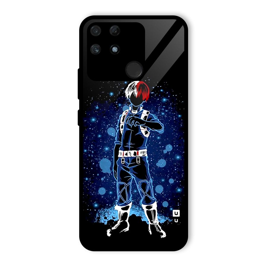 Todoroki Stance Glass Back Case for Realme Narzo 50A