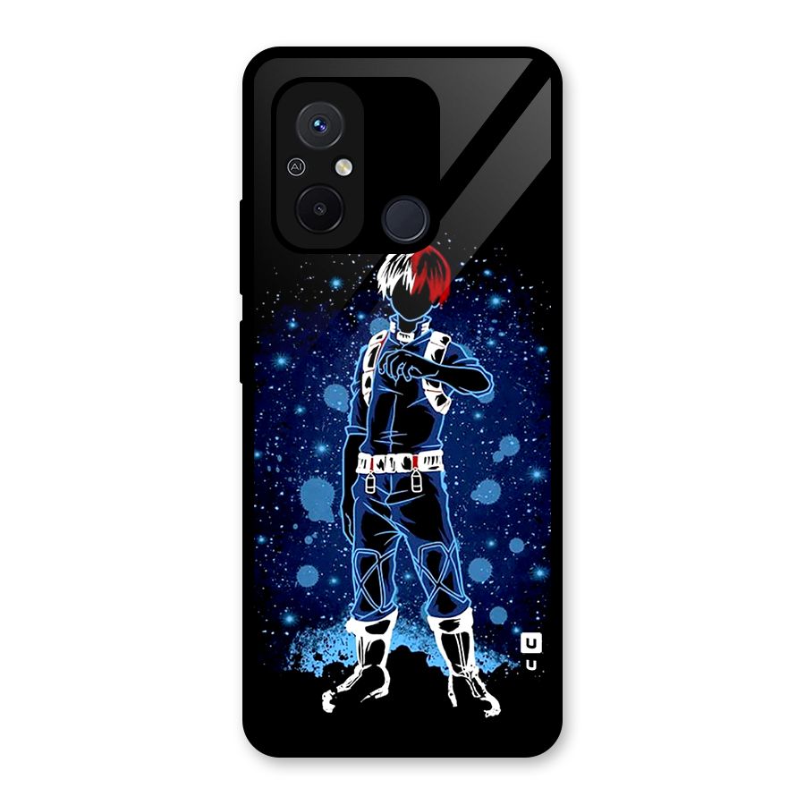 Todoroki Stance Glass Back Case for Redmi 12C