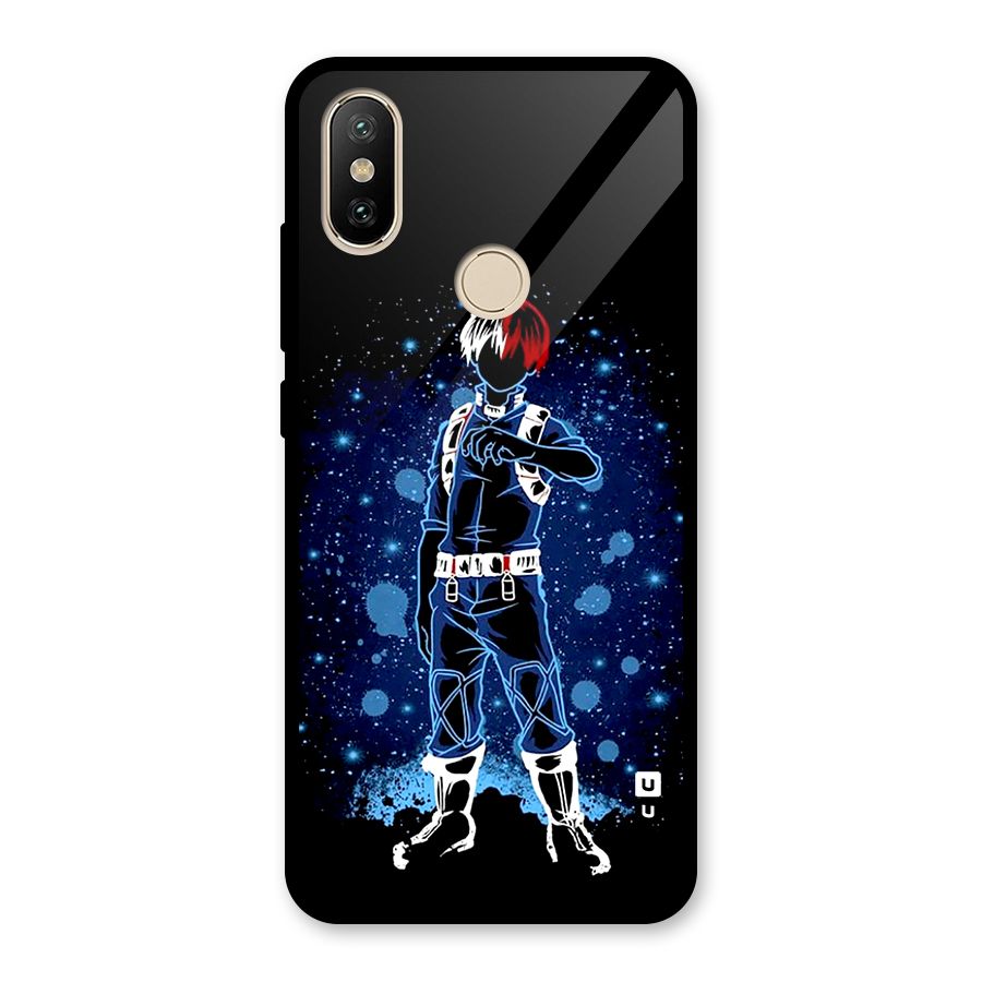 Todoroki Stance Glass Back Case for Redmi A2