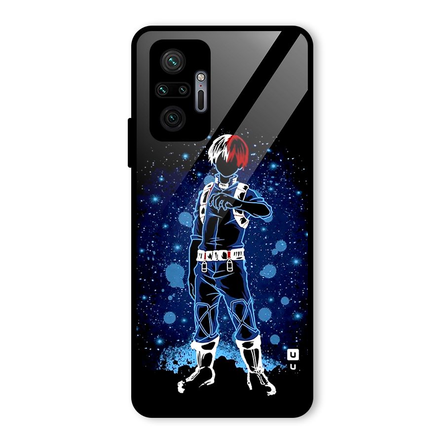 Todoroki Stance Glass Back Case for Redmi Note 10 Pro Max