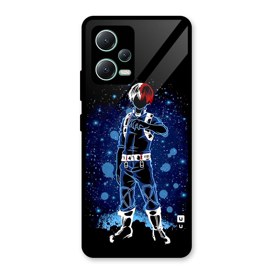 Todoroki Stance Glass Back Case for Redmi Note 12 5G