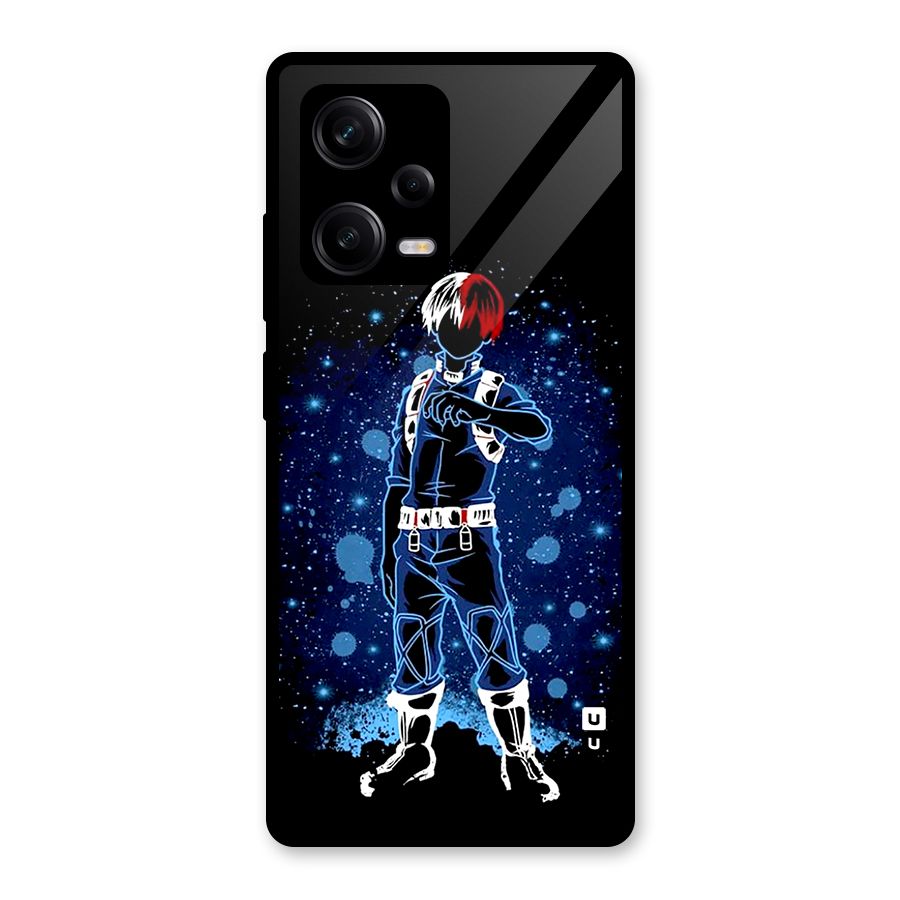 Todoroki Stance Glass Back Case for Redmi Note 12 Pro