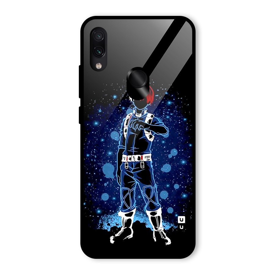 Todoroki Stance Glass Back Case for Redmi Note 7 Pro