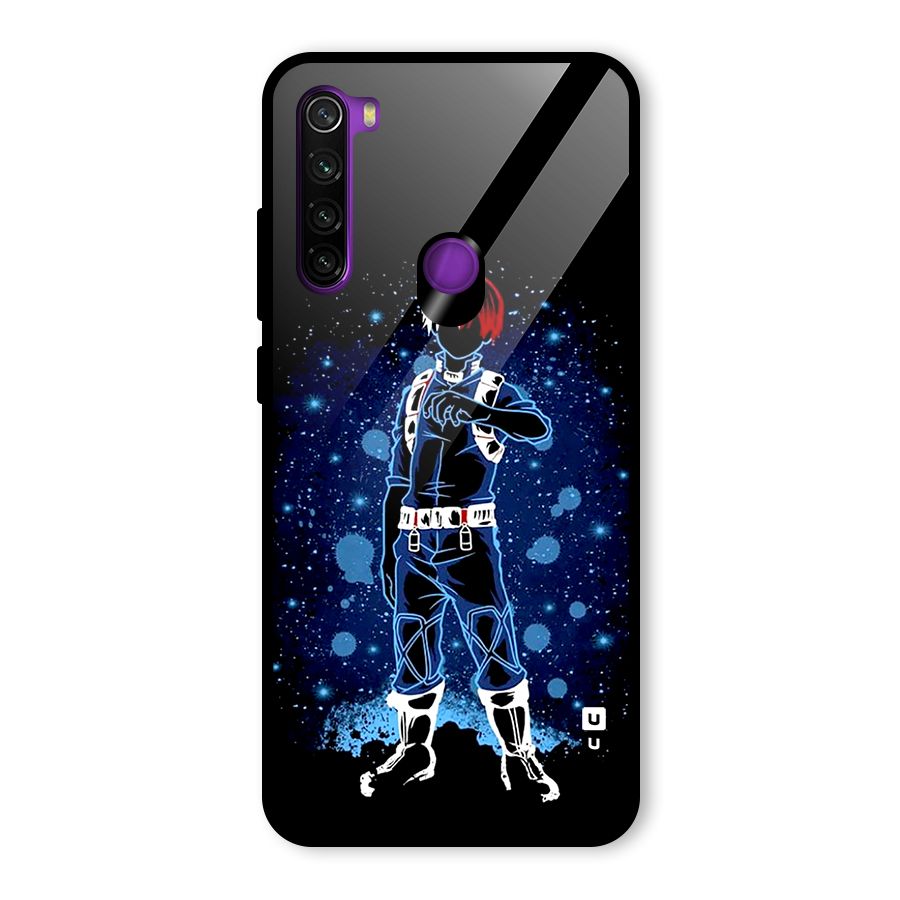 Todoroki Stance Glass Back Case for Redmi Note 8