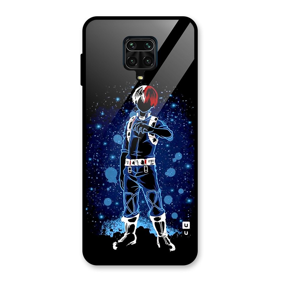 Todoroki Stance Glass Back Case for Redmi Note 9 Pro