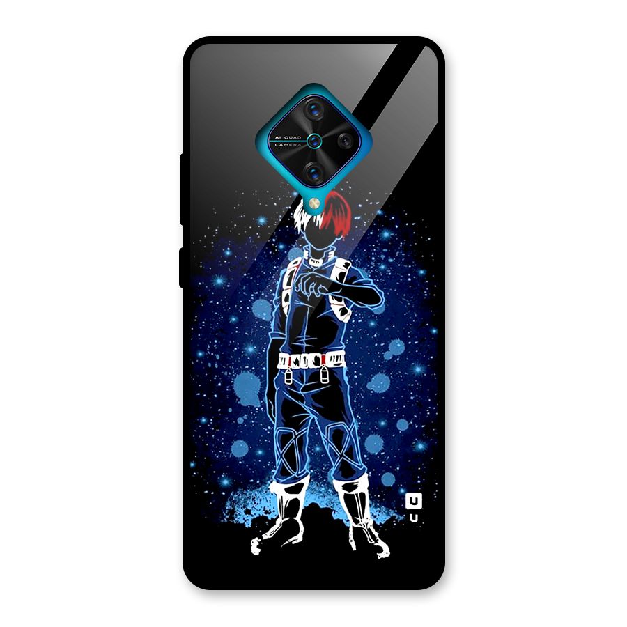 Todoroki Stance Glass Back Case for Vivo S1 Pro