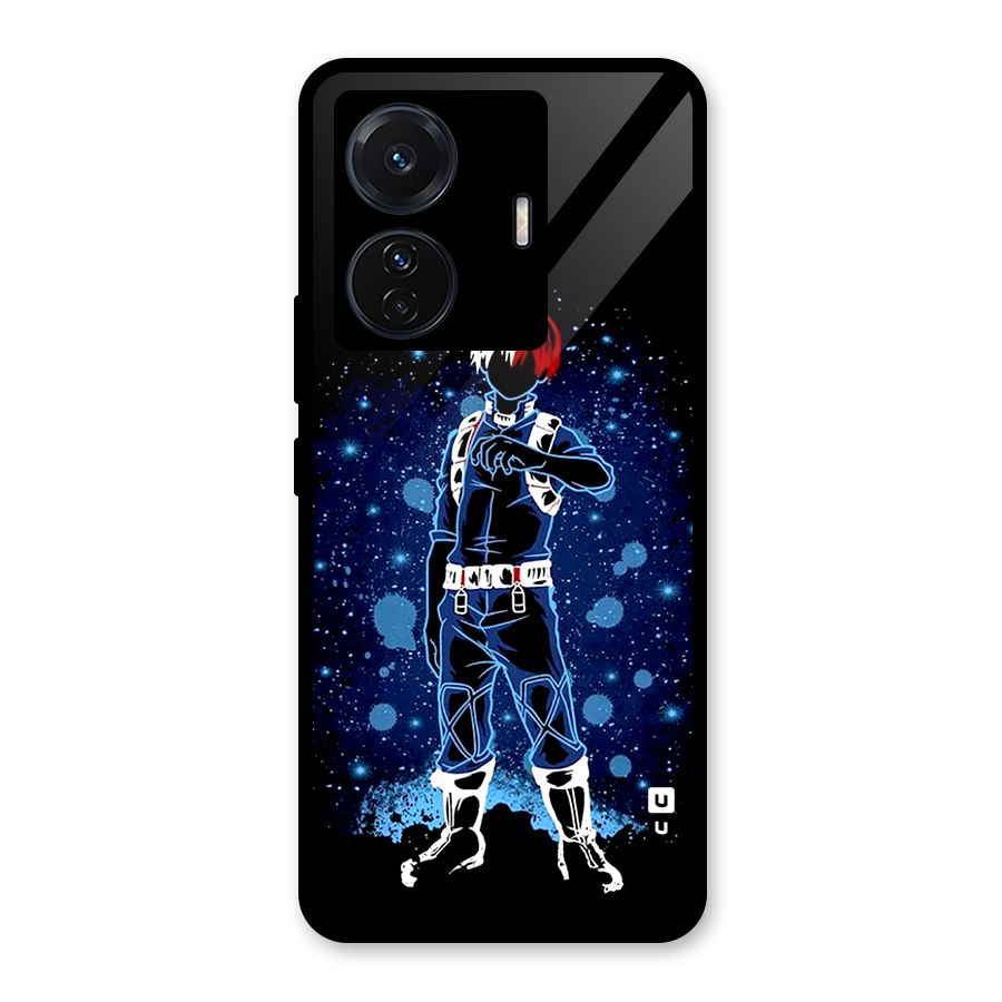 Todoroki Stance Glass Back Case for Vivo T1 Pro