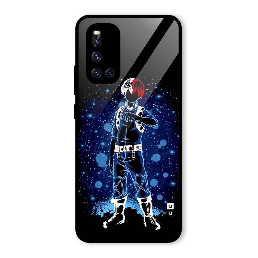 Todoroki Stance Glass Back Case for Vivo V19