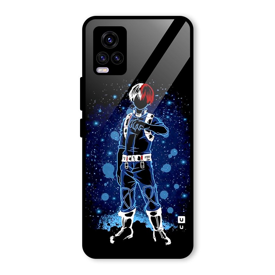 Todoroki Stance Glass Back Case for Vivo V20 2021