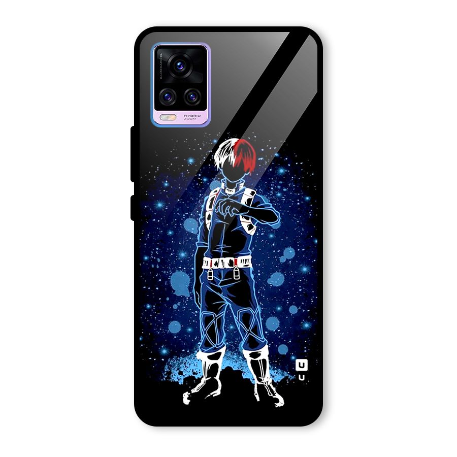 Todoroki Stance Glass Back Case for Vivo V20 Pro