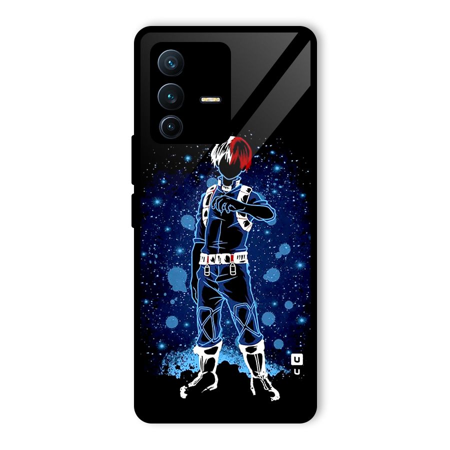 Todoroki Stance Glass Back Case for Vivo V23 Pro