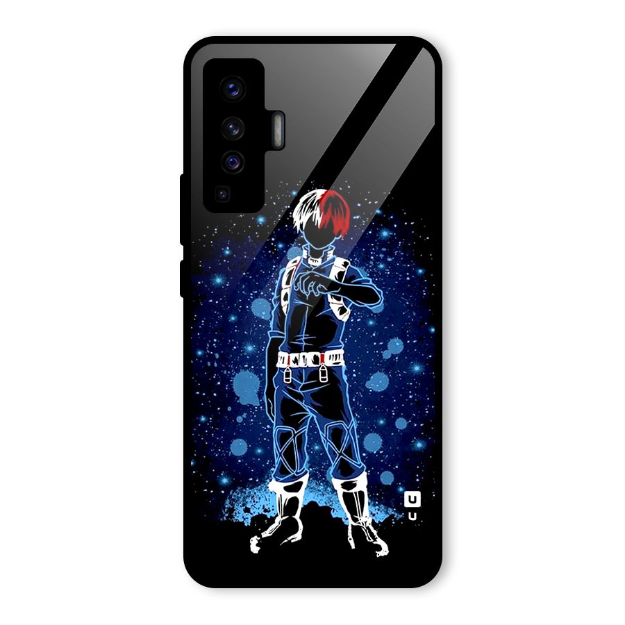 Todoroki Stance Glass Back Case for Vivo X50