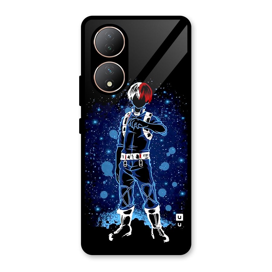 Todoroki Stance Glass Back Case for Vivo Y100