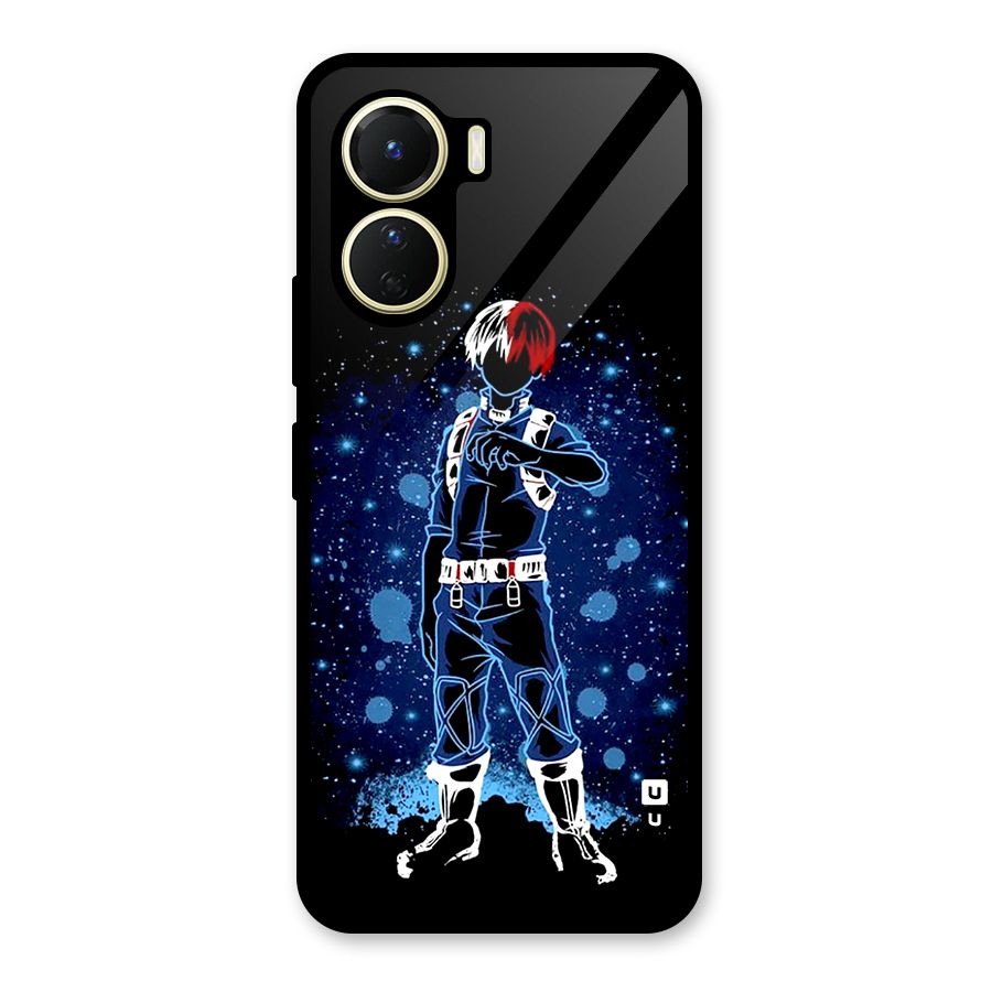 Todoroki Stance Glass Back Case for Vivo Y16