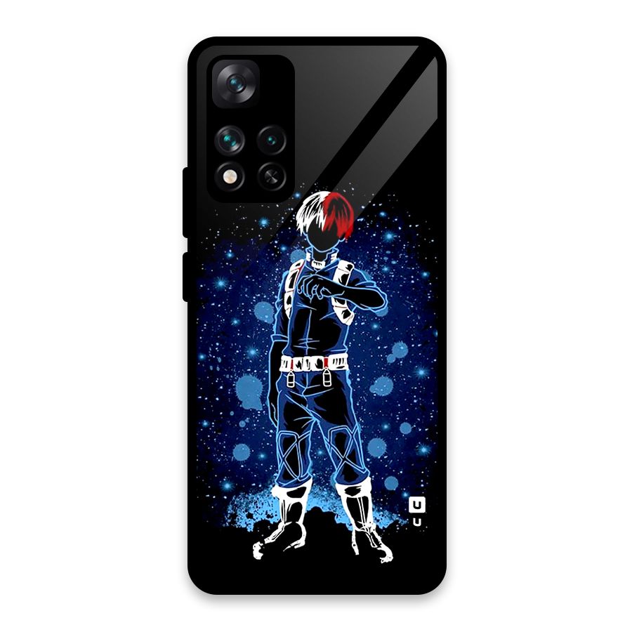 Todoroki Stance Glass Back Case for Xiaomi 11i HyperCharge 5G