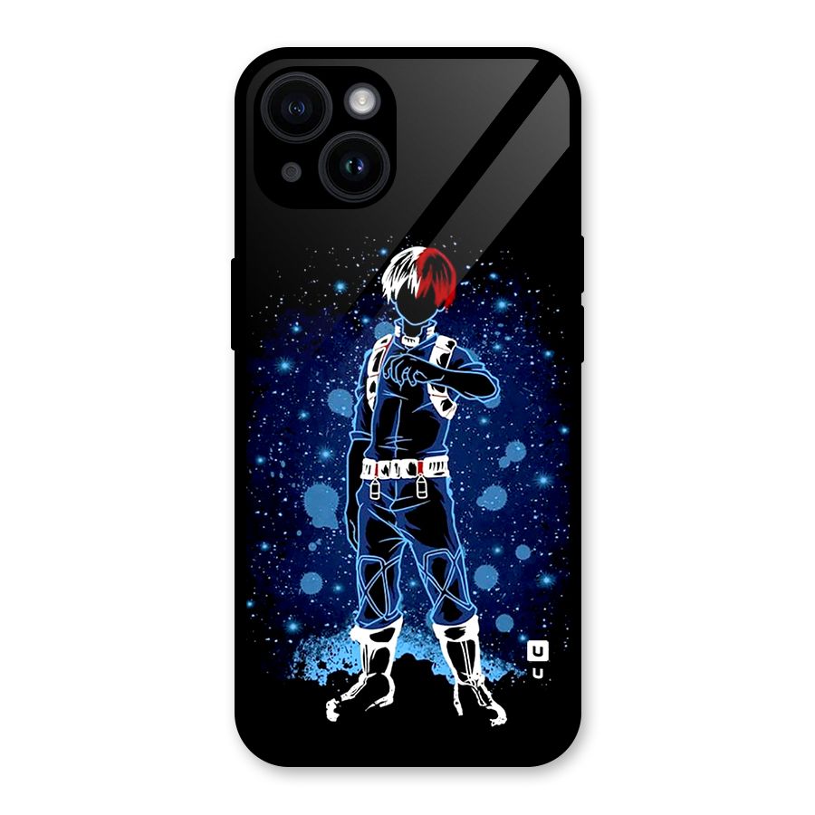 Todoroki Stance Glass Back Case for iPhone 14