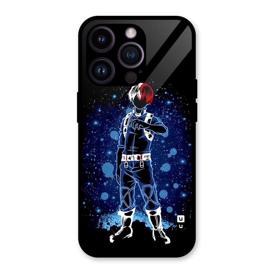 Todoroki Stance Glass Back Case for iPhone 14 Pro