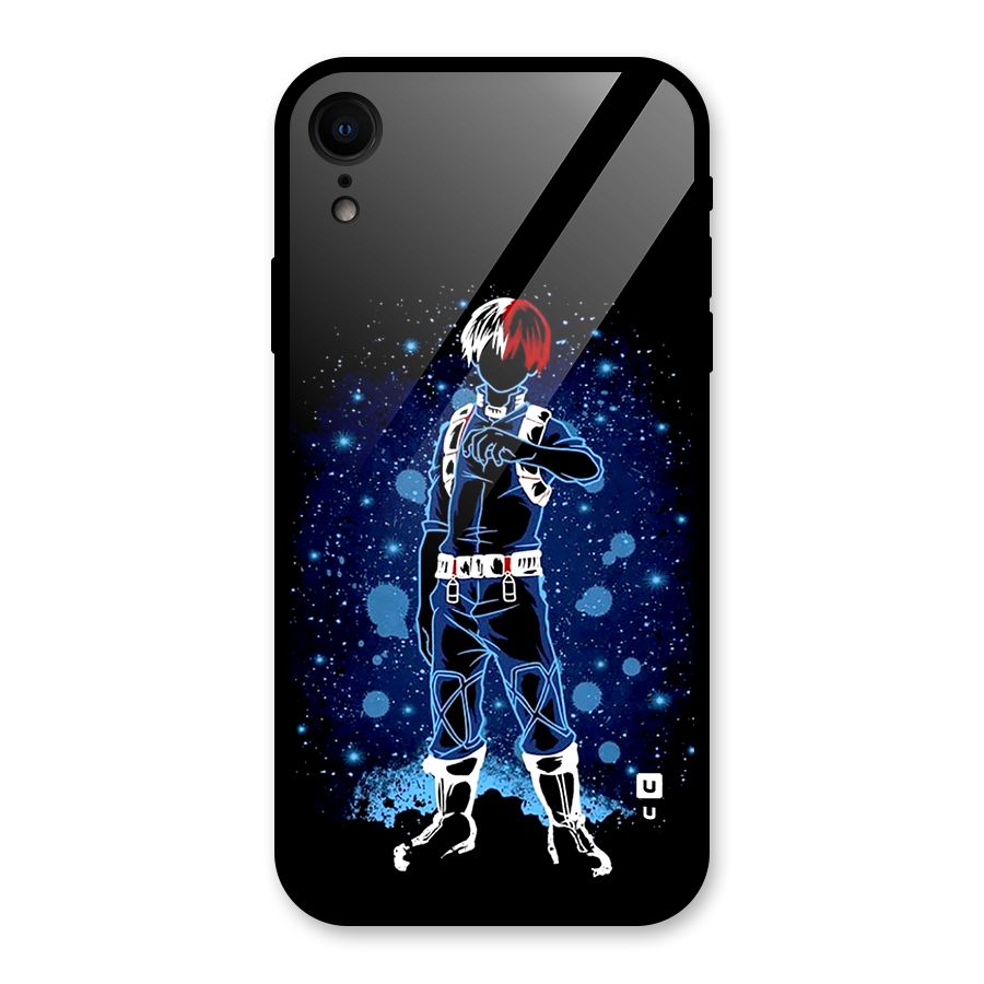 Todoroki Stance Glass Back Case for iPhone XR