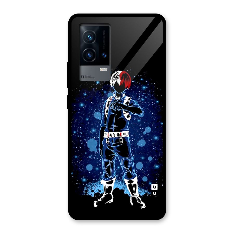 Todoroki Stance Glass Back Case for iQOO 9 5G