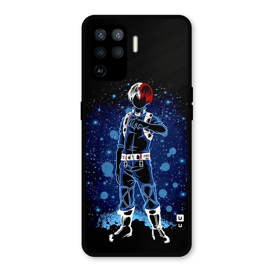 Todoroki Stance Metal Back Case for Oppo F19 Pro