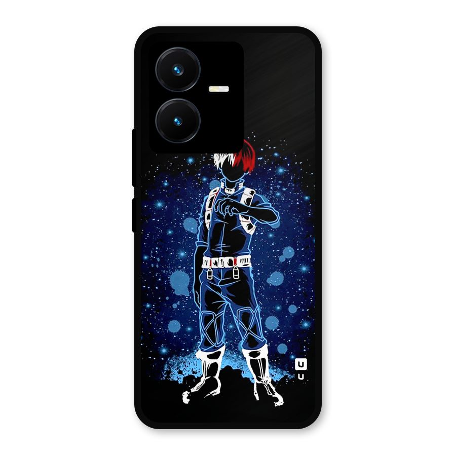 Todoroki Stance Metal Back Case for Vivo Y22