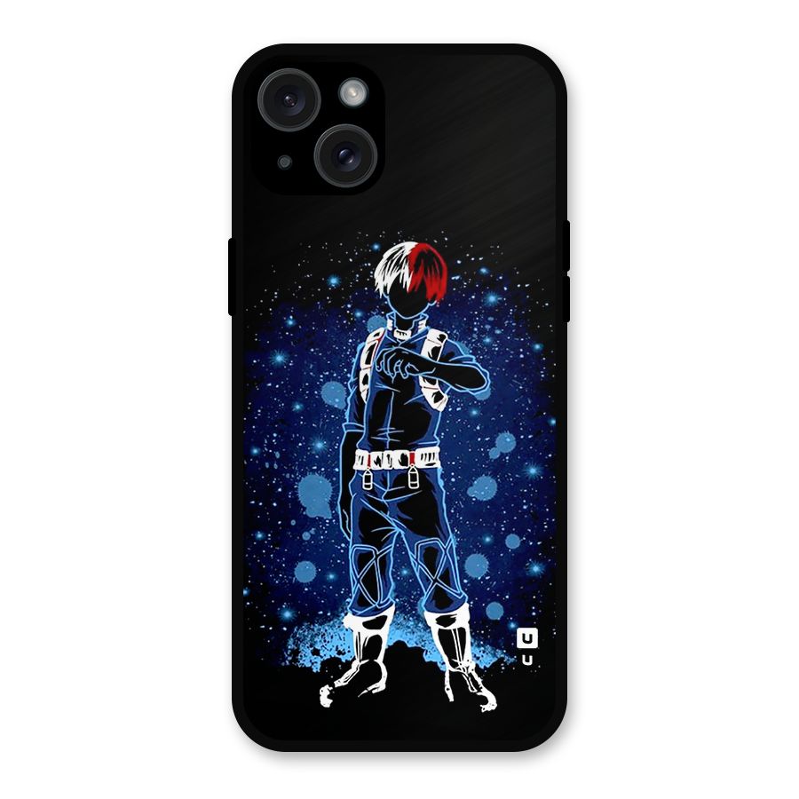 Todoroki Stance Metal Back Case for iPhone 15 Plus