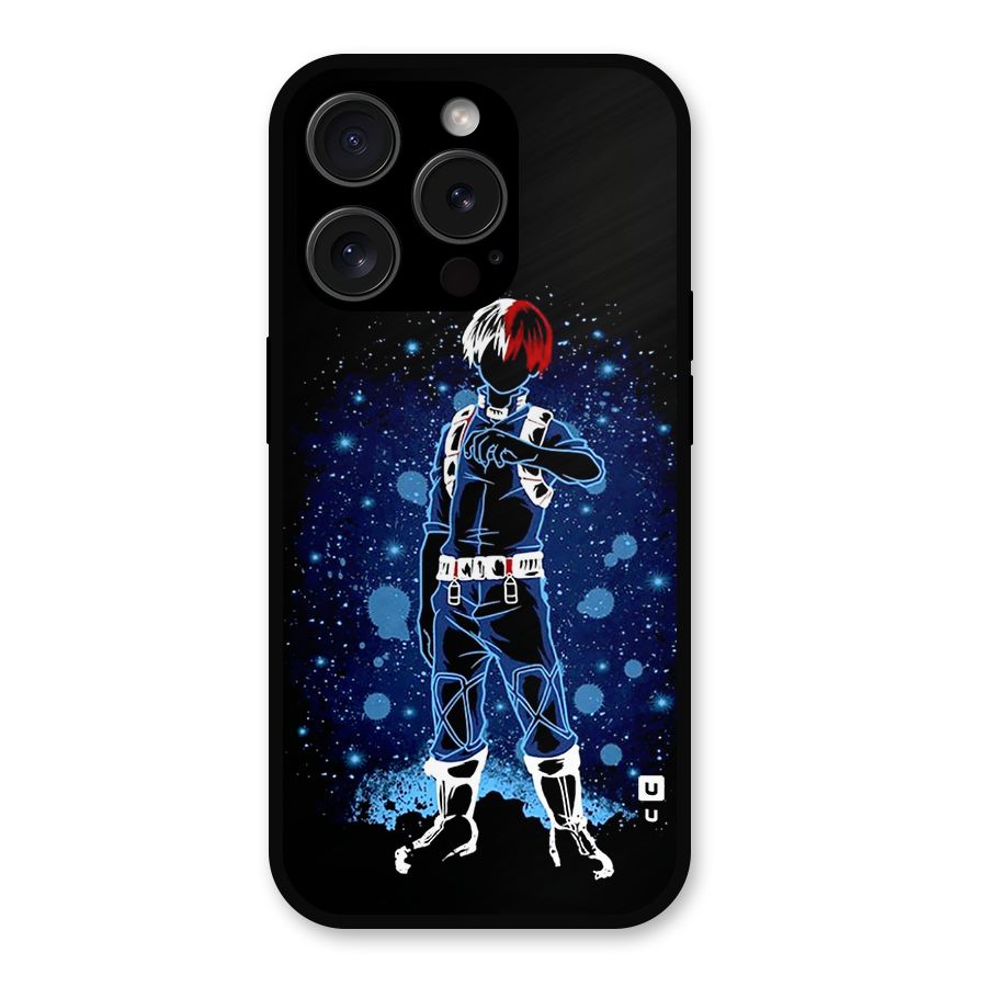 Todoroki Stance Metal Back Case for iPhone 15 Pro