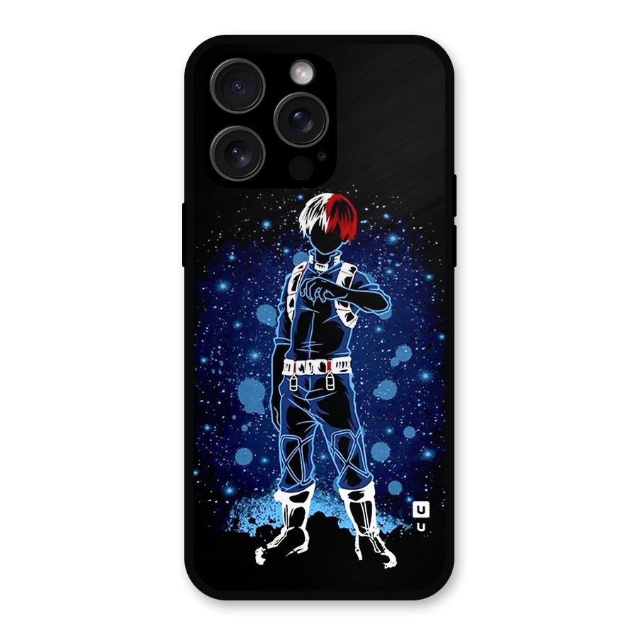 Todoroki Stance Metal Back Case for iPhone 15 Pro Max