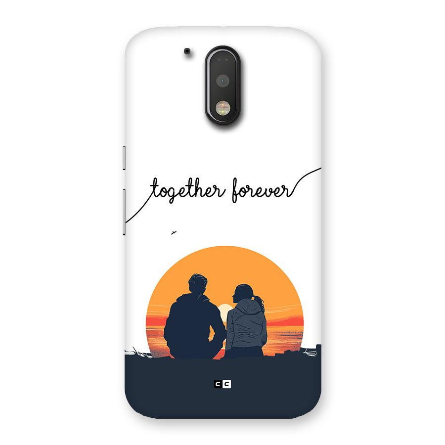 Together Forever Back Case for Moto G4 Plus
