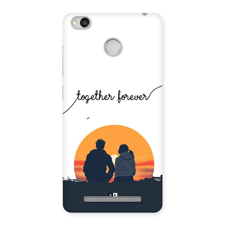 Together Forever Back Case for Redmi 3S Prime