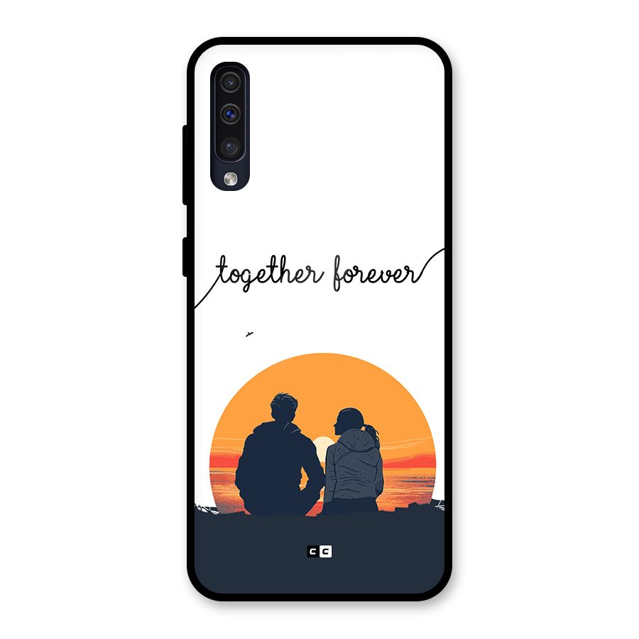 Together Forever Glass Back Case for Galaxy A50