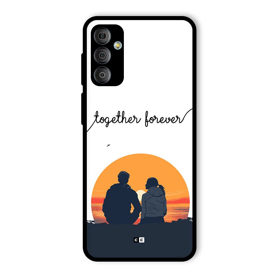 Together Forever Glass Back Case for Galaxy F23