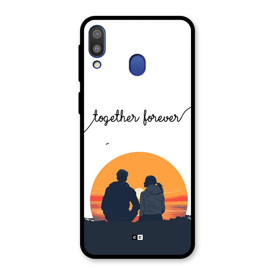 Together Forever Glass Back Case for Galaxy M20