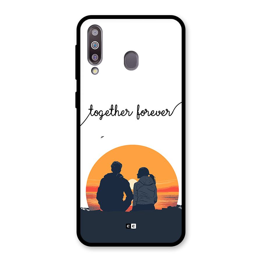 Together Forever Glass Back Case for Galaxy M30