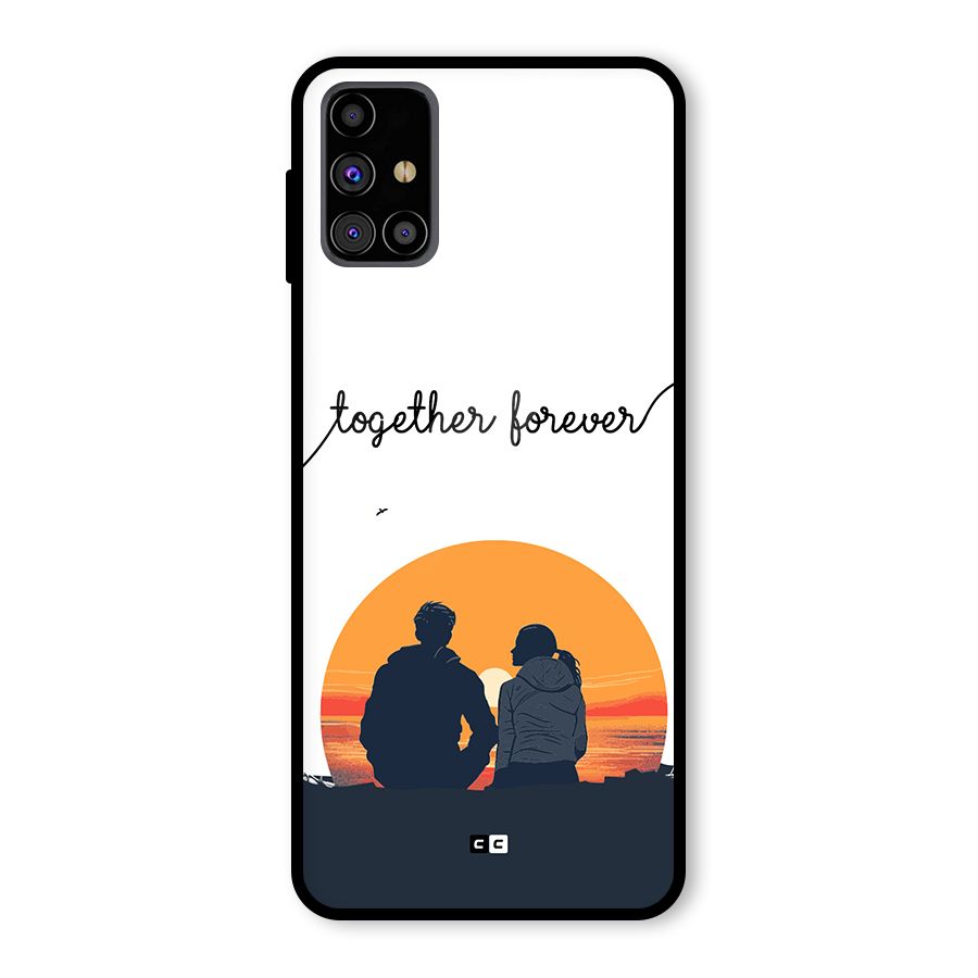 Together Forever Glass Back Case for Galaxy M31s