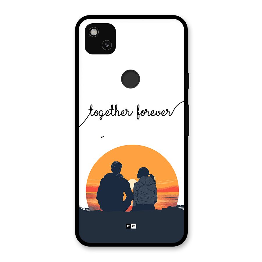 Together Forever Glass Back Case for Google Pixel 4a