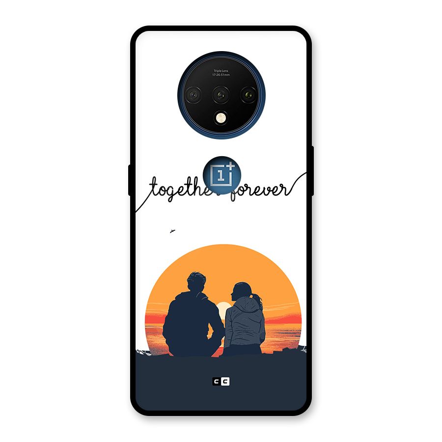 Together Forever Glass Back Case for OnePlus 7T